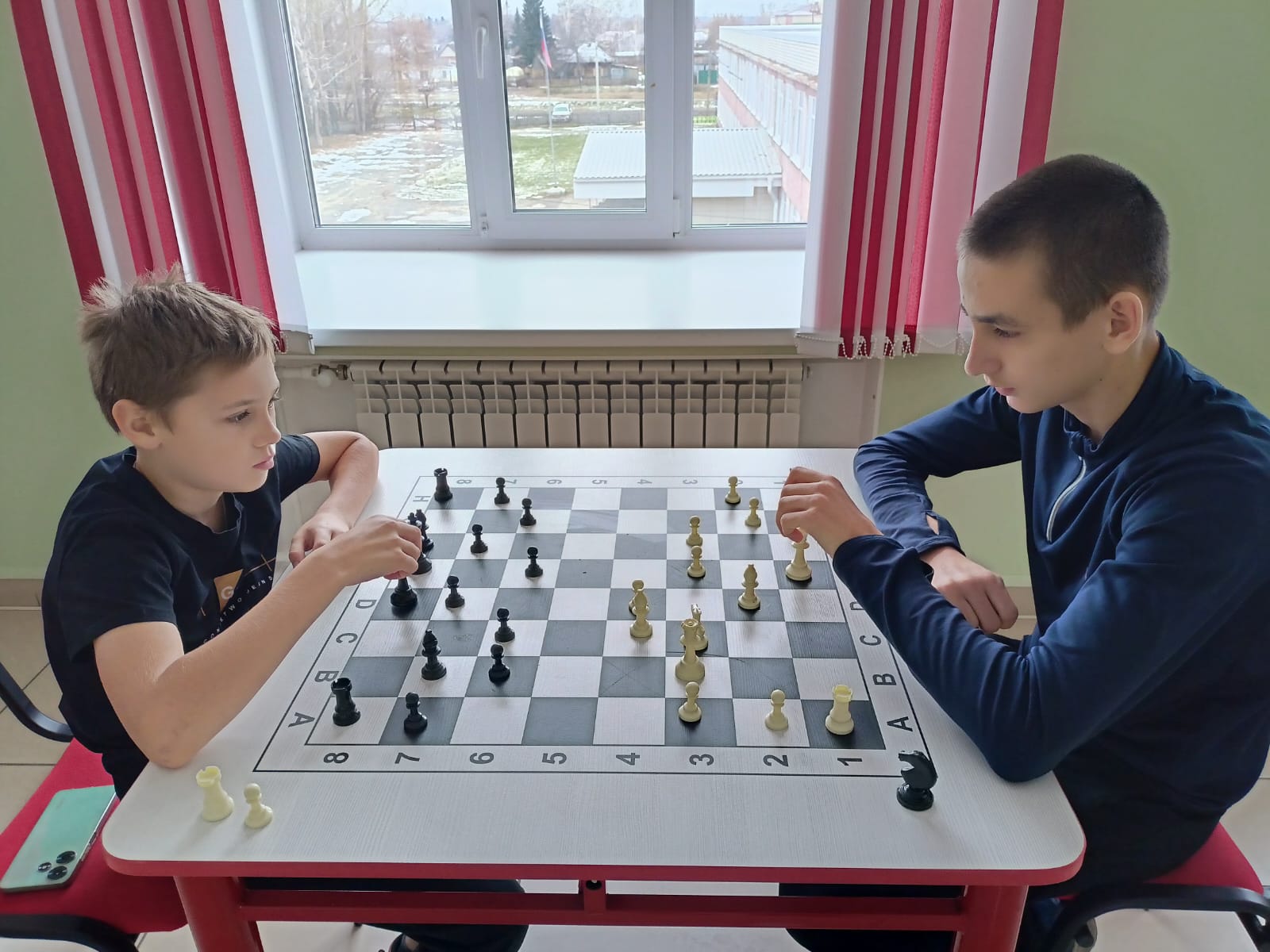 Первенство  по шахматам среди учащихся 5-х классов.